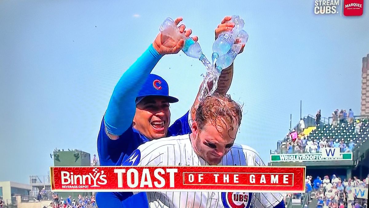 Good lord, Happ. Leave your hat on. 