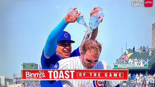 Good lord, Happ. Leave your hat on. 