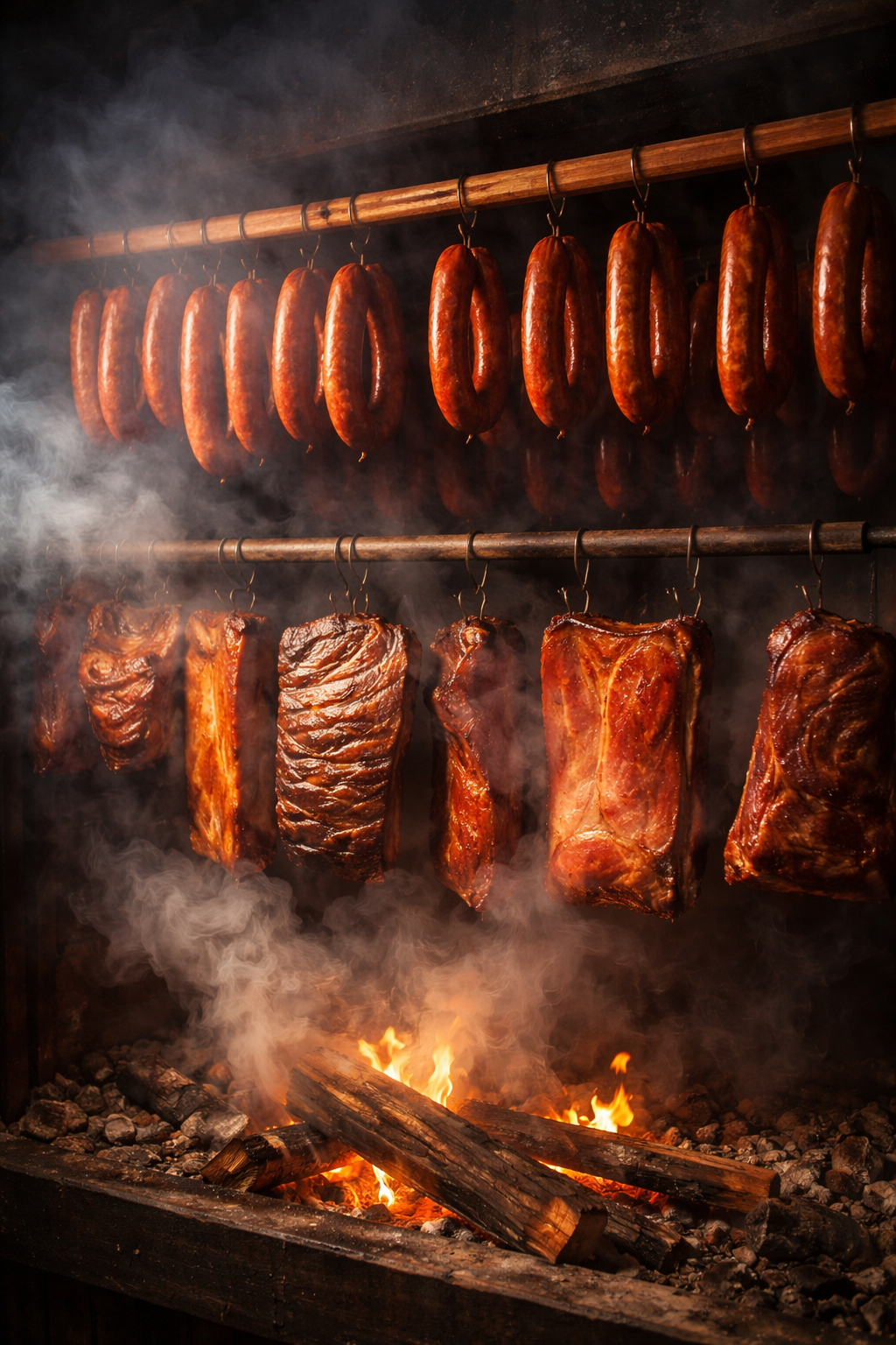 Smoking-Specific Flavor Compounds in Smoked Foods