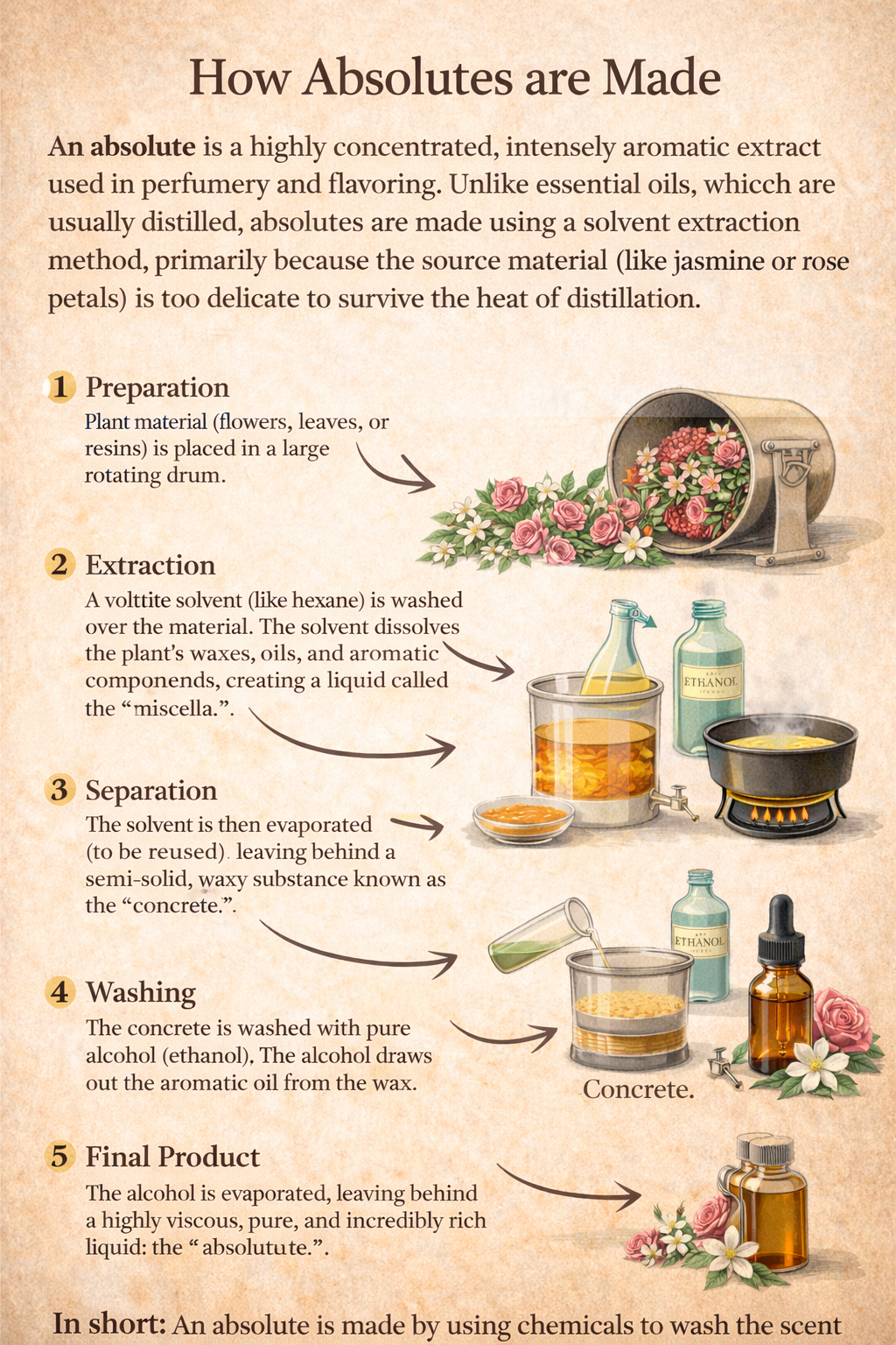 Flavor Absolutes - flavor characters and applications