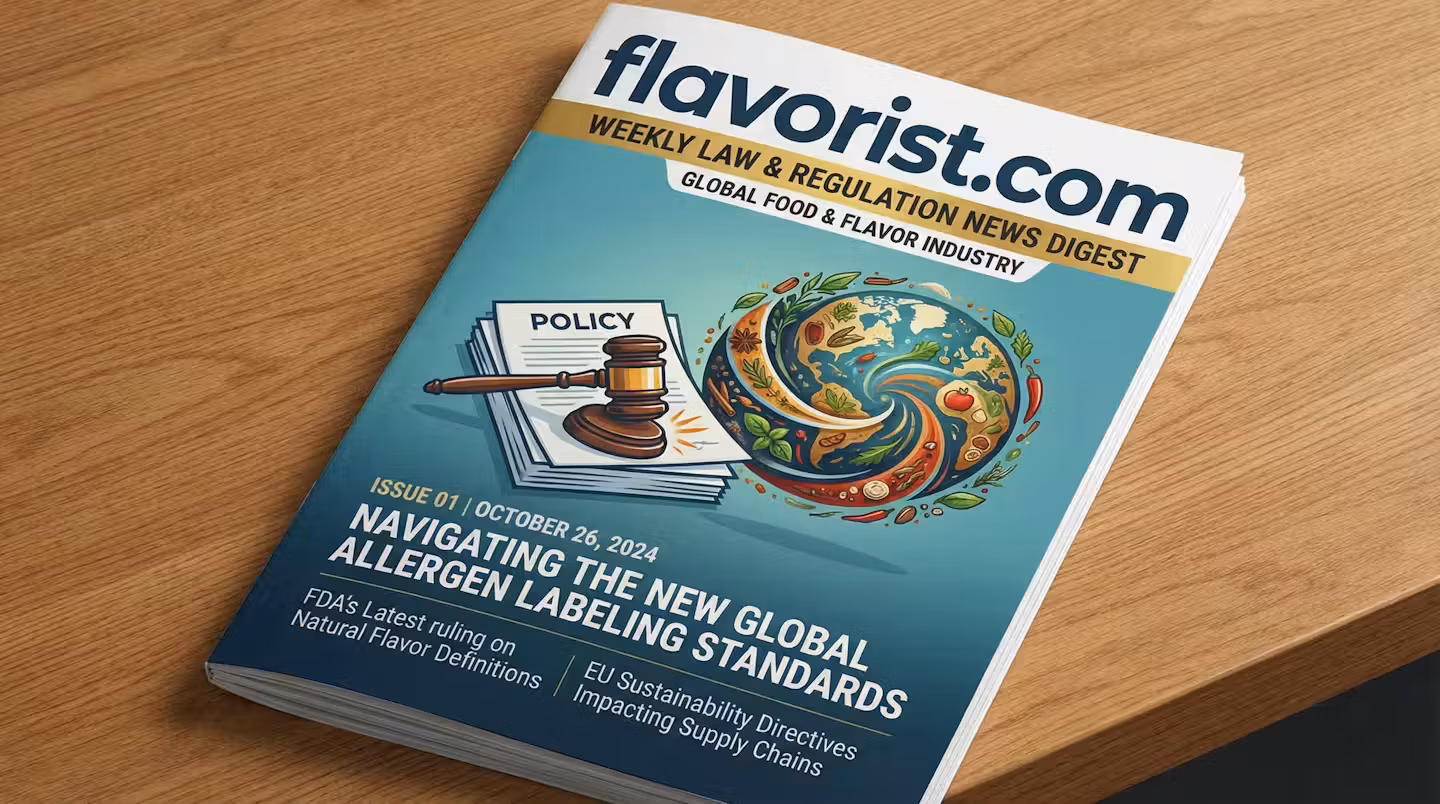 Global Food and Flavor Industry Law & Regulation Digest: March 14–27, 2026