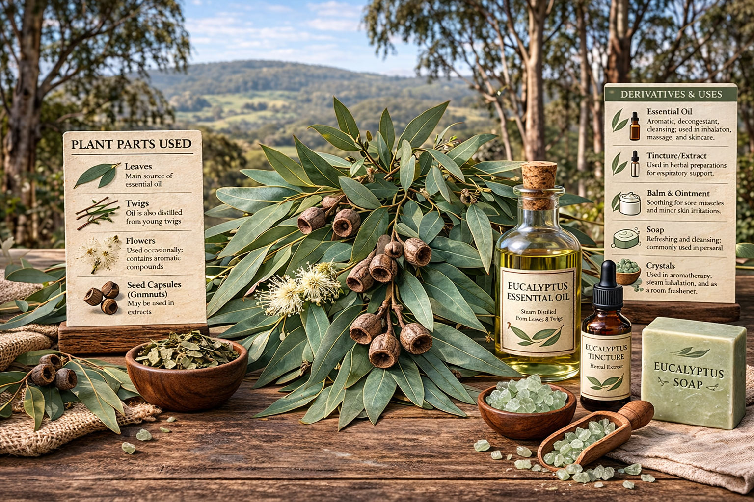 Eucalyptus as a Natural Flavoring: A Comprehensive Technical Guide