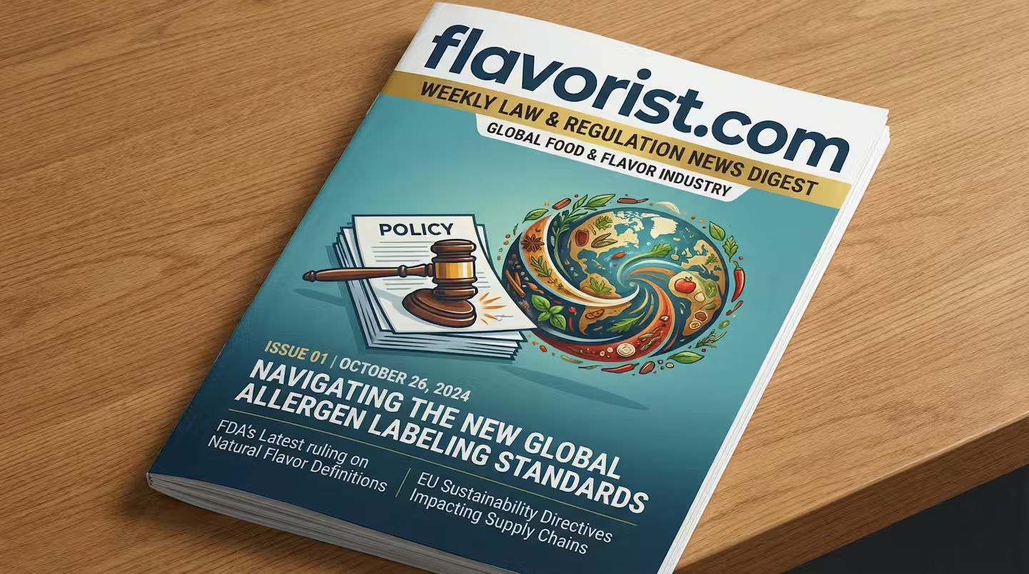 Global Food and Flavor Industry Law and Regulation News: March 30 – April 3, 2026