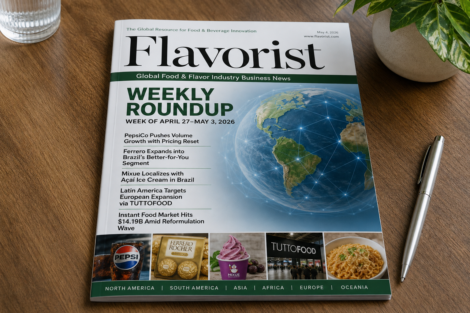 Global Food & Flavor Industry Business News Weekly Roundup: North America, South America, Asia, Africa, Europe & Oceania (Week of April 27 – May 3, 2026)