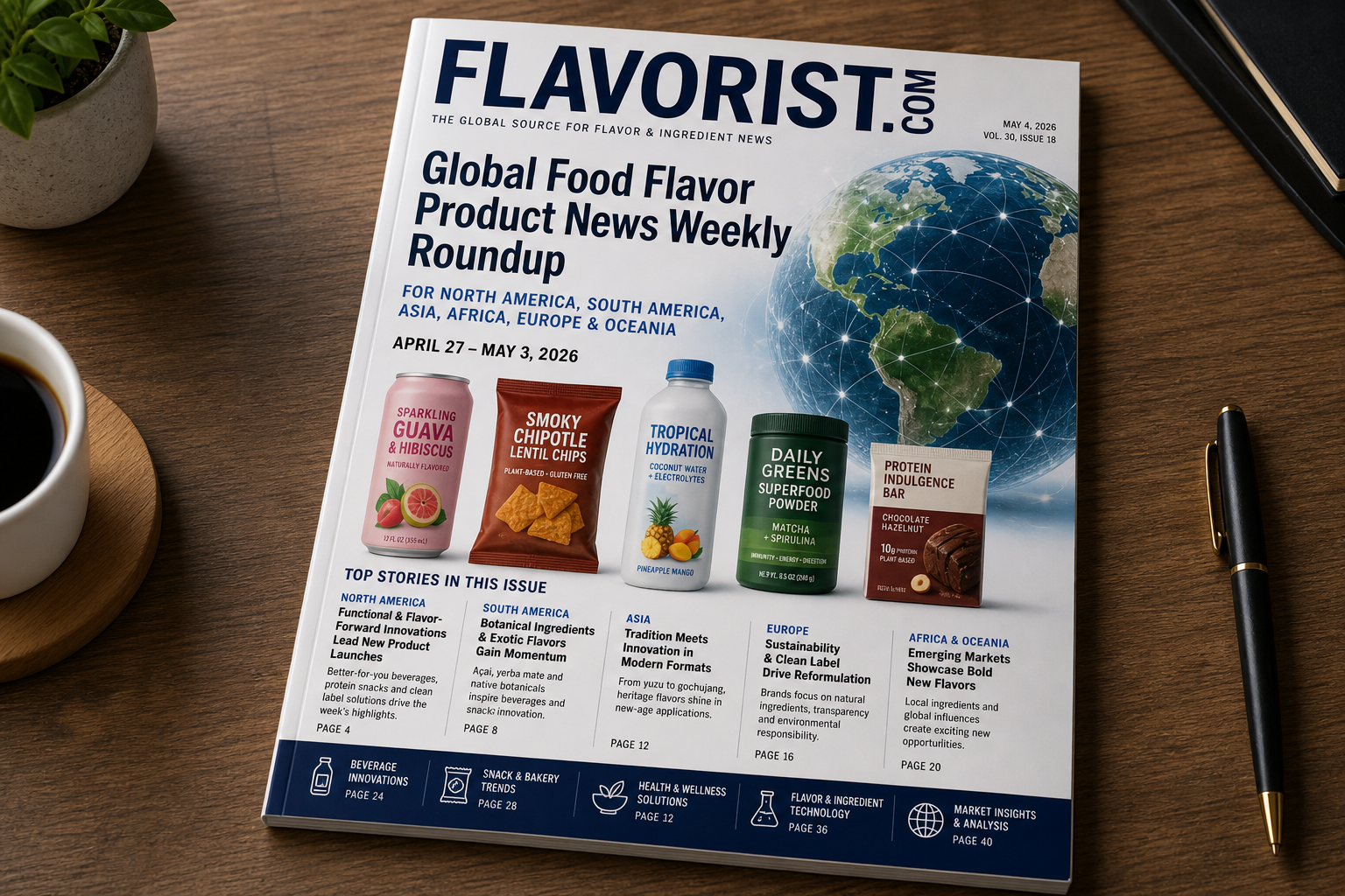Global Food & Flavor Product News: Weekly Roundup for North America, South America, Asia, Africa, Europe & Oceania (April 27 – May 3, 2026