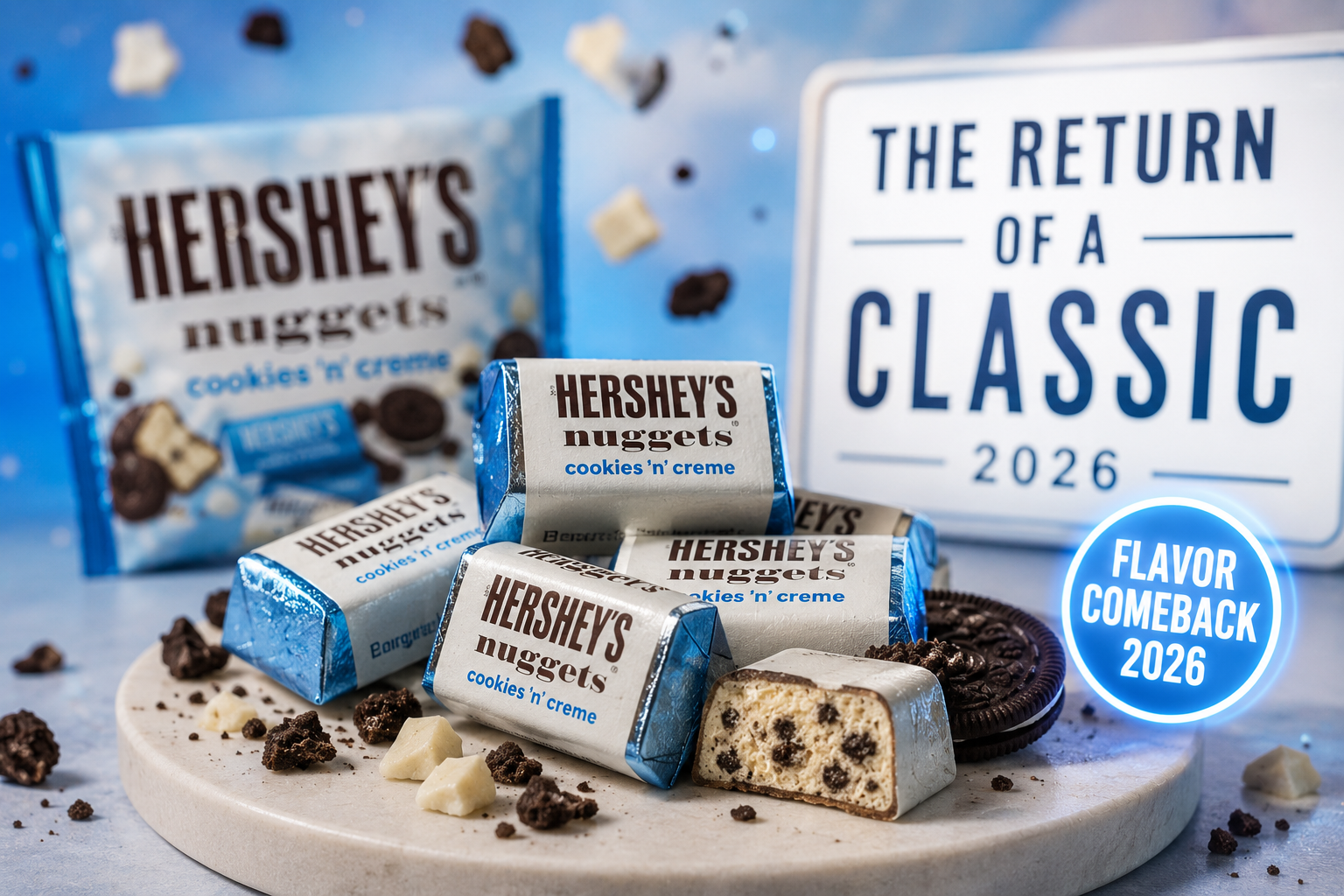 Hershey’s Nuggets Flavor Comeback: Why the Return of Cookies ’n’ Crème Nuggets Is Creating Buzz in 2026*****