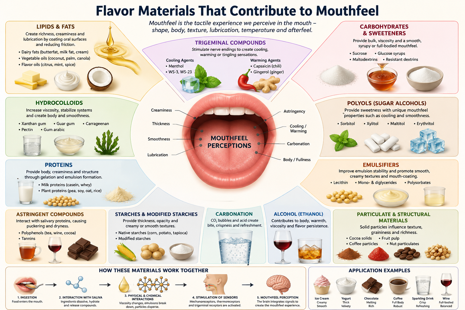 Flavor Materials That Contribute to Mouthfeel: What the Society of Flavor Chemists Wants you to Know