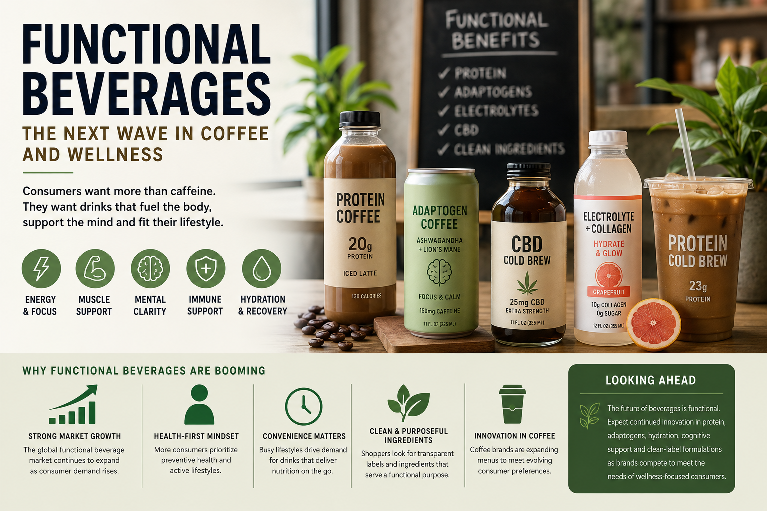 Functional Beverages Are Reshaping the Coffee Industry as Consumers Prioritize Health and Wellness