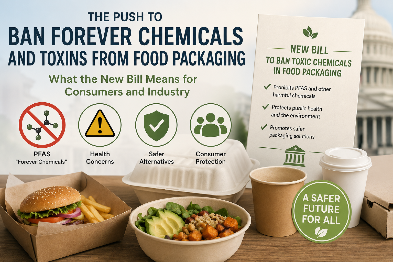 No Toxics in Food Packaging Act 2026: A Major Push to Remove Harmful Chemicals from Food Packaging