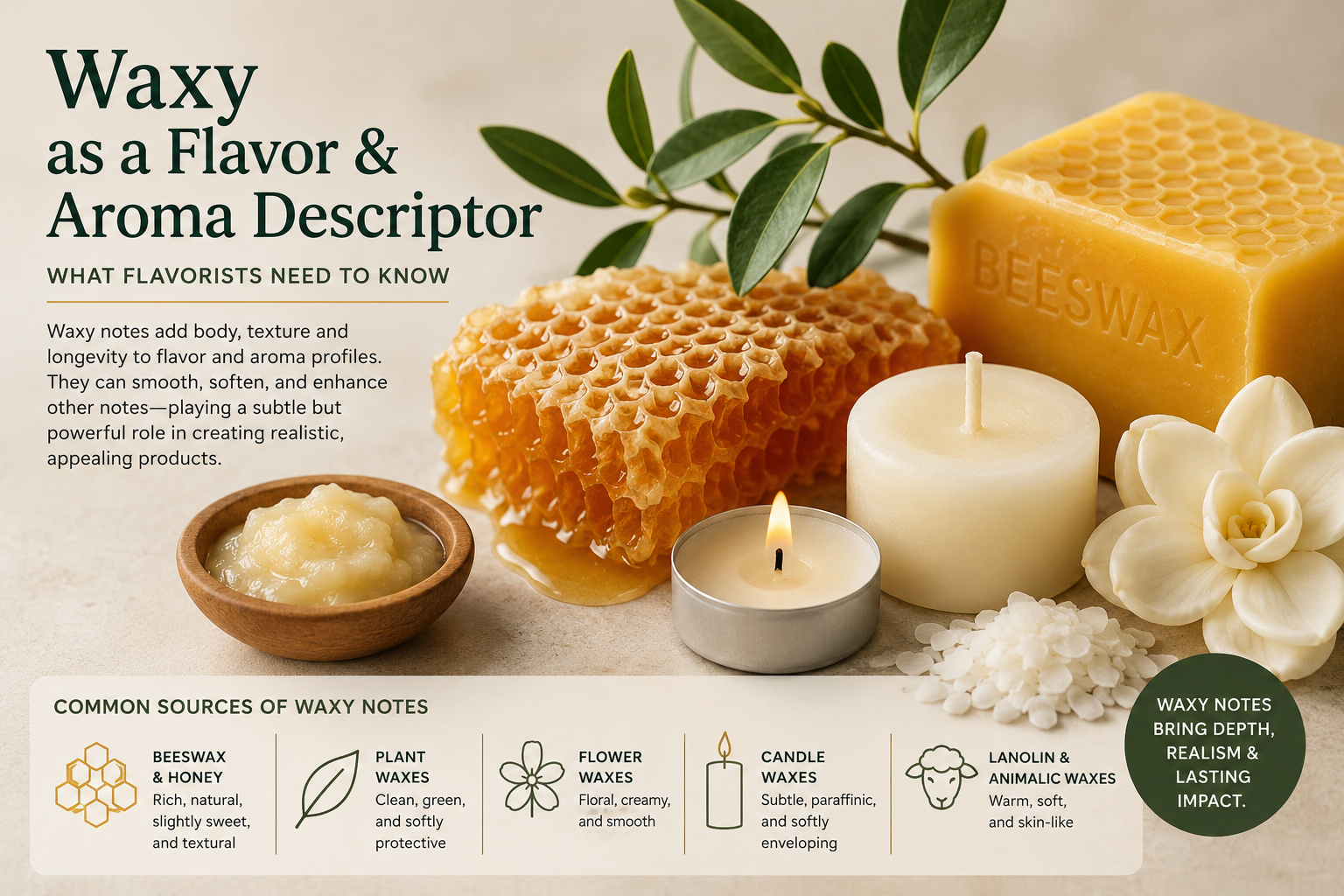 "Waxy" as a Flavor/Aroma Descriptor: What Flavorists Need to Know