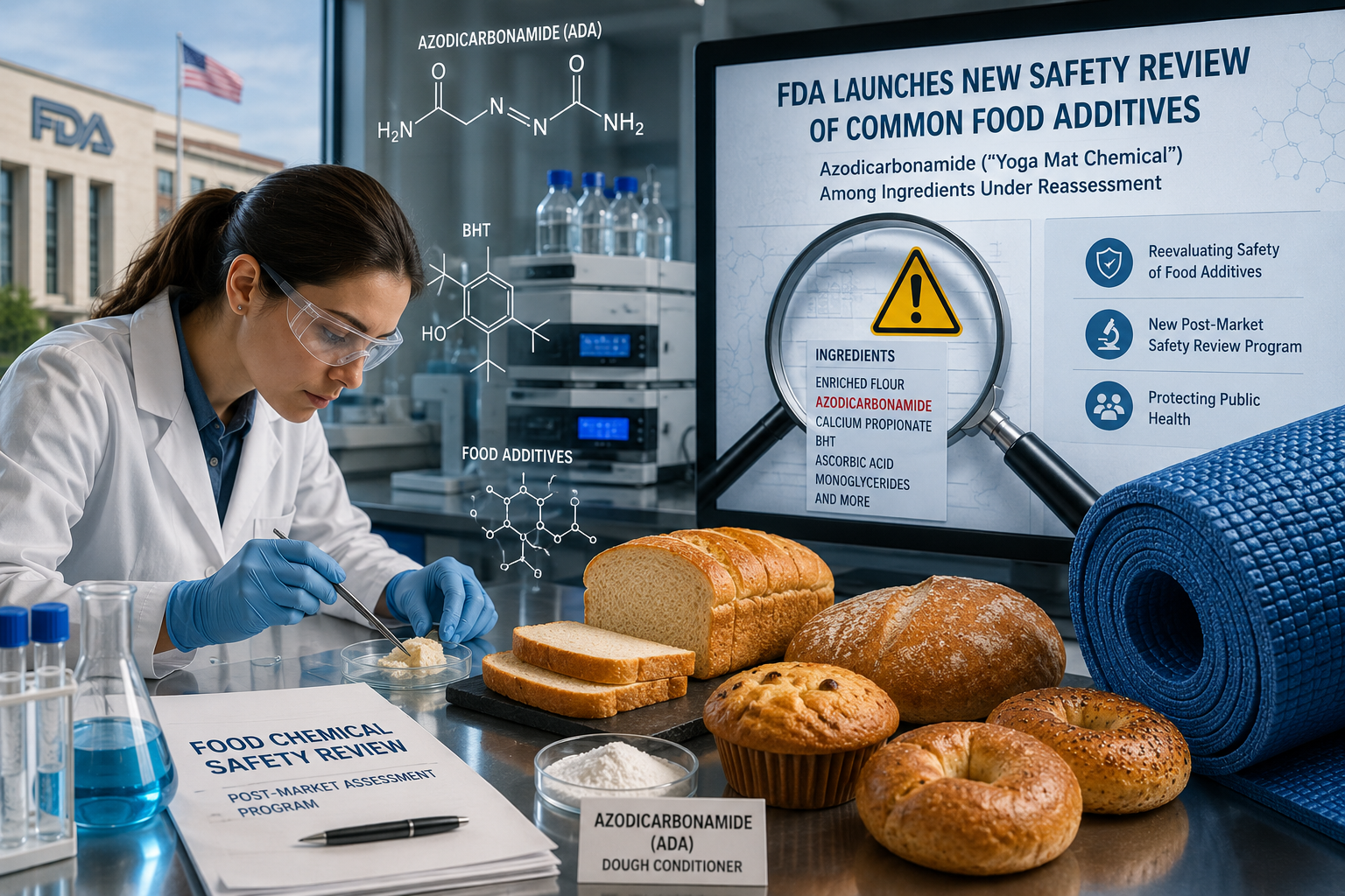 FDA Launches New Safety Review of Common Food Additives, Including the so-called "Yoga Mat" Chemical