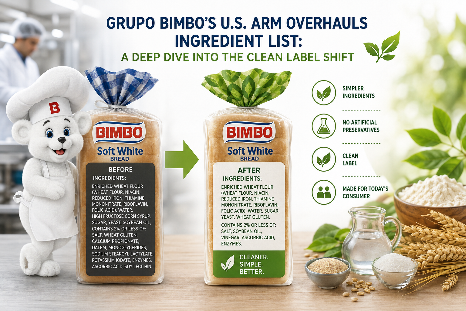 Grupo Bimbo’s U.S. Arm Overhauls Ingredient List: A Deep Dive into the Clean-Label Shift