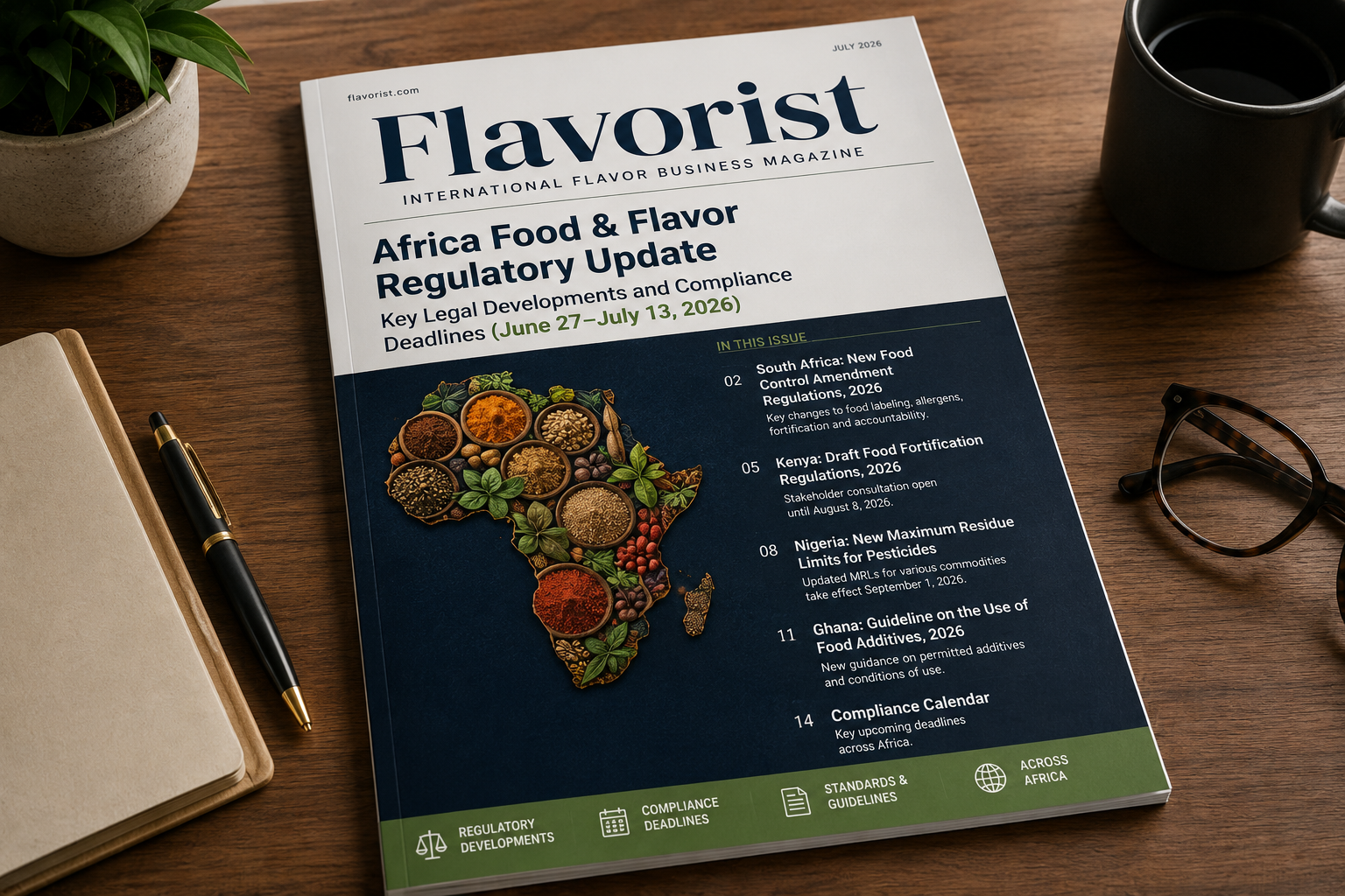 Africa Food & Flavor Regulatory Update: Key Legal Developments and Compliance Deadlines (June 27–July 13, 2026)