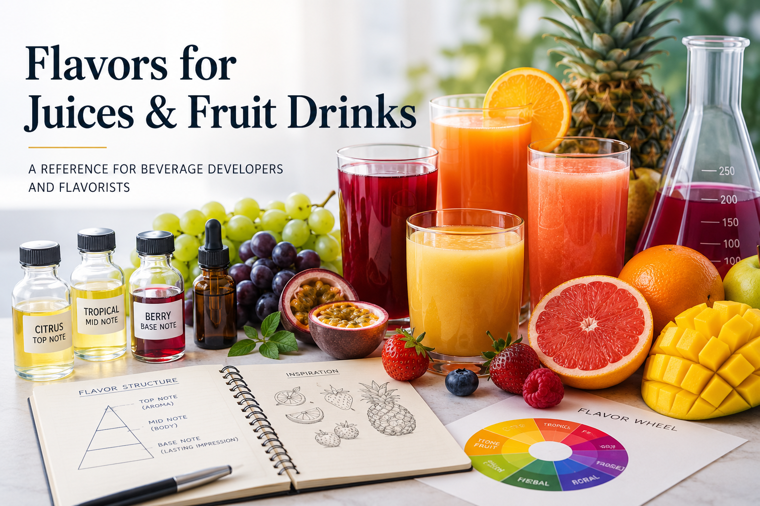 Flavors for Juices & Fruit Drinks - a Reference for Beverage Developers and Flavorists