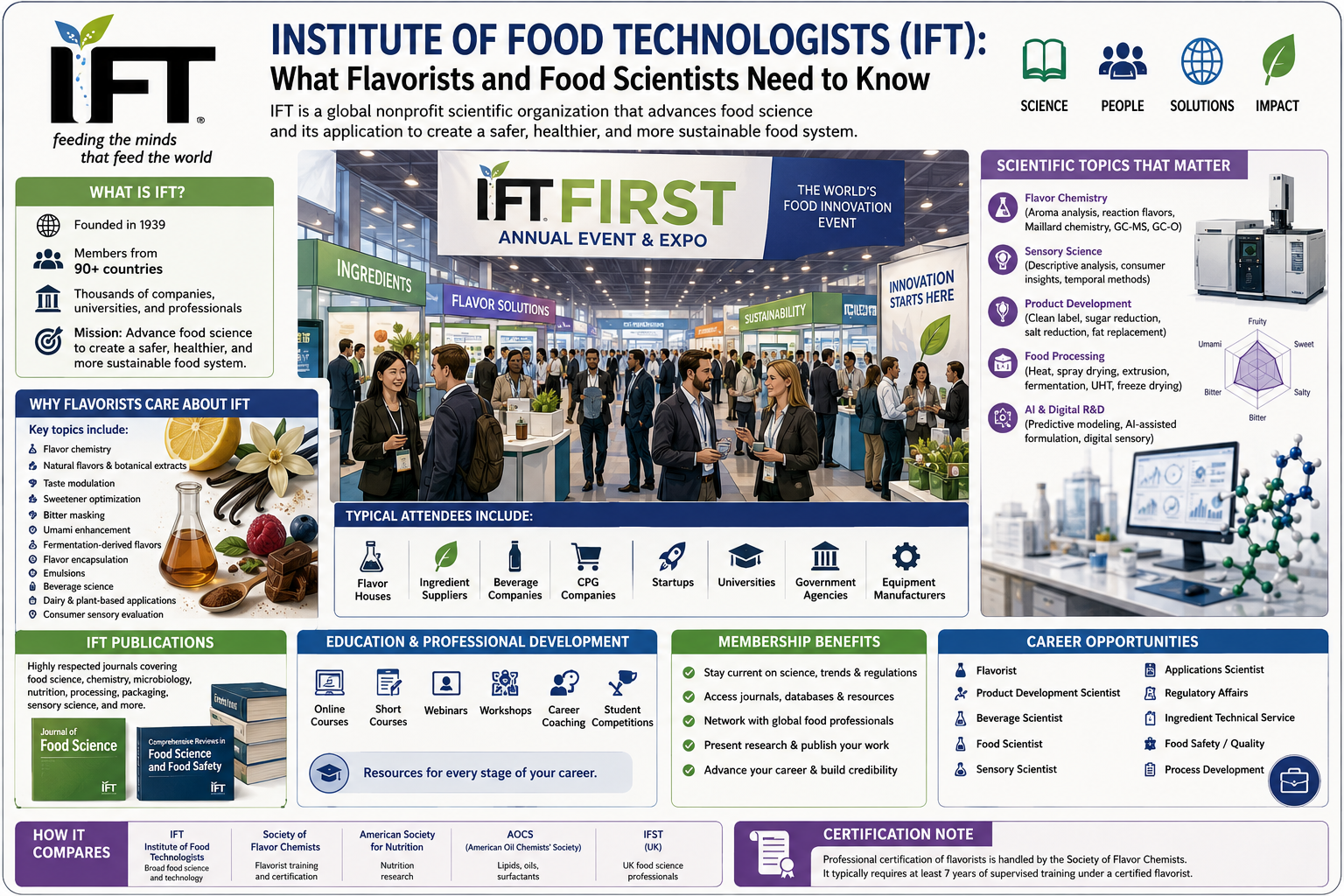 Institute of Food Technologists (IFT): What Flavorists and Food Technologists Need to Know