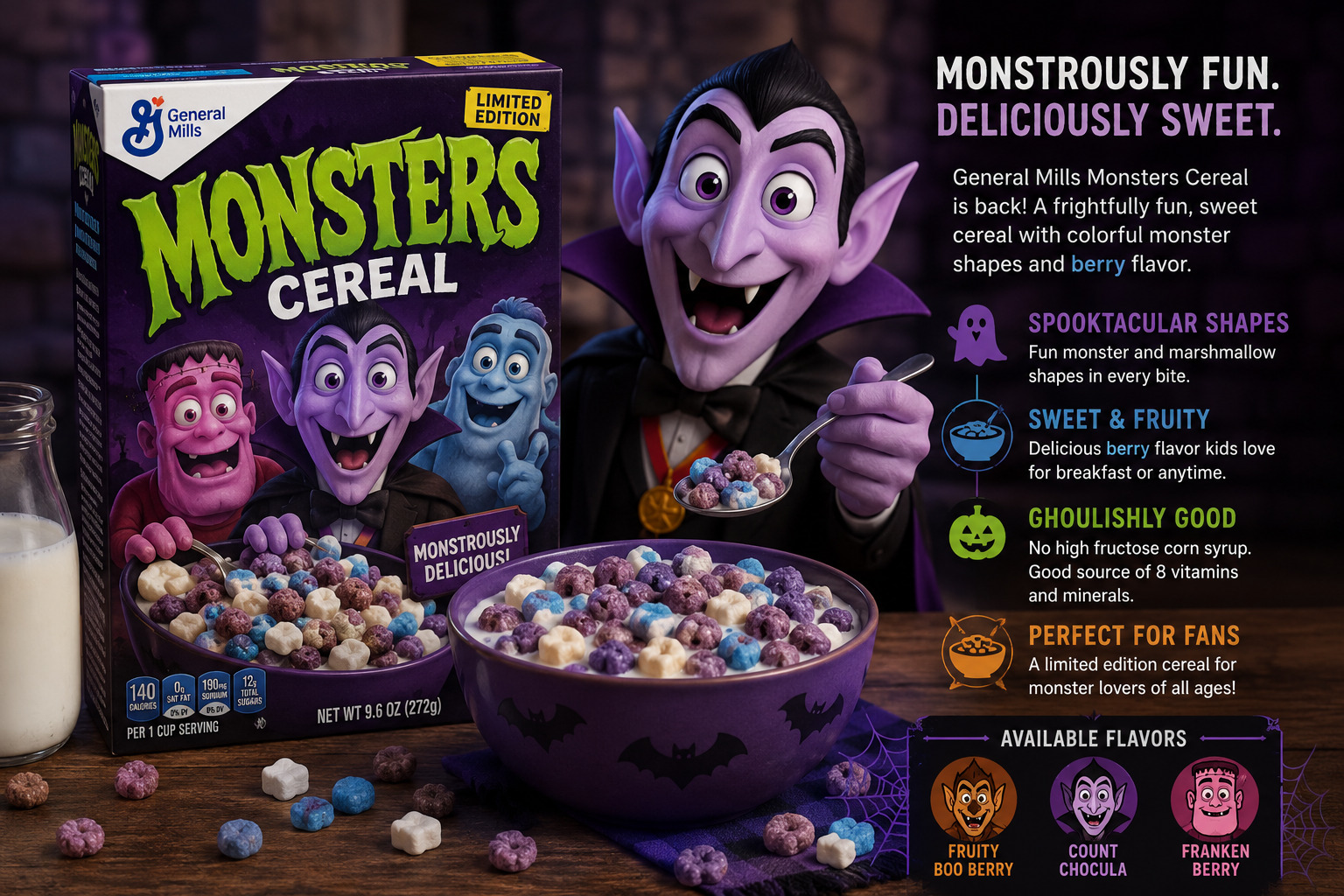 General Mills Monster Cereals Return for 2026: Everything You Need to Know About the Classic Halloween Flavors