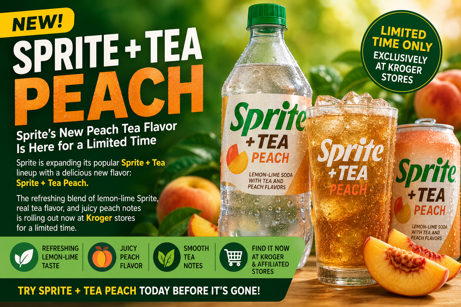 Market Trend: Sprite New Peach Tea Flavor: Everything You Need to Know About Sprite + Tea Peach