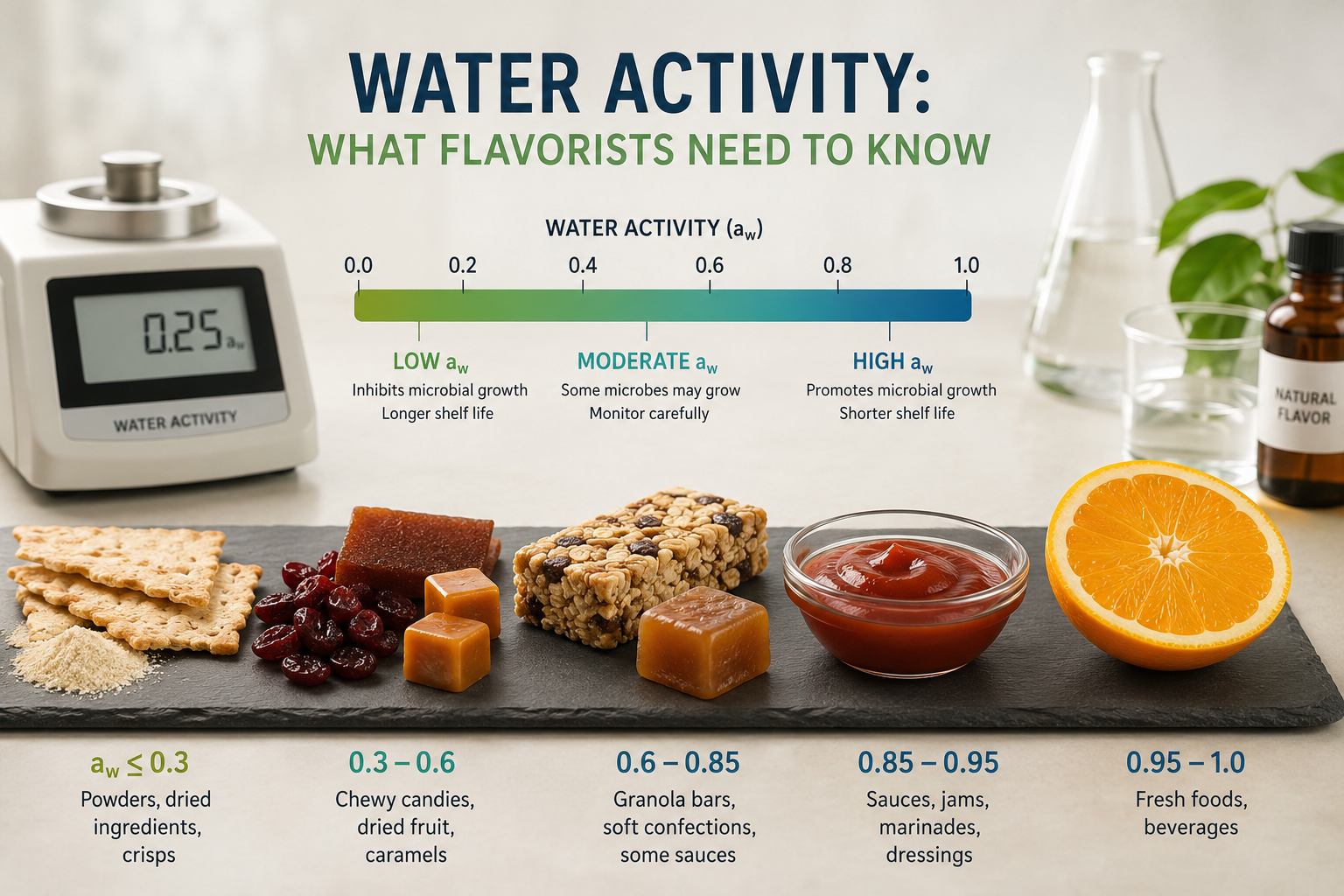 Water Activity:  What Flavorists Need to Know