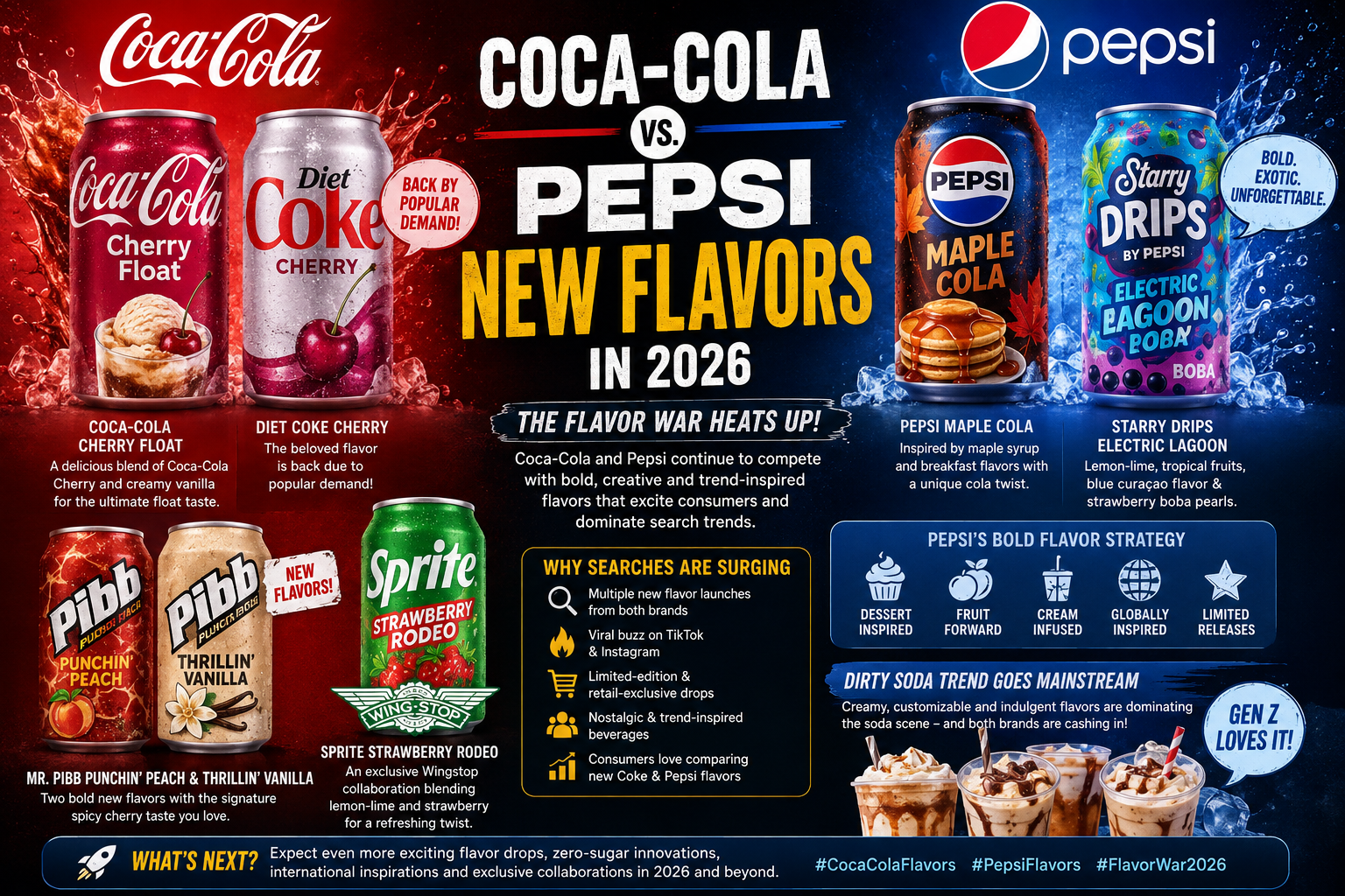 Market Watch: Coca-Cola vs. Pepsi Flavor News: Why Beverage Innovation Is Driving Search Interest