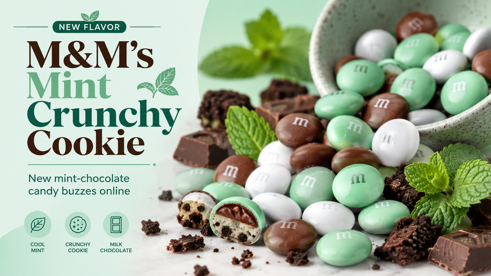 M&M’s Mint Crunchy Cookie Flavor Is Coming: What to Know About the New Walmart-Exclusive Candy