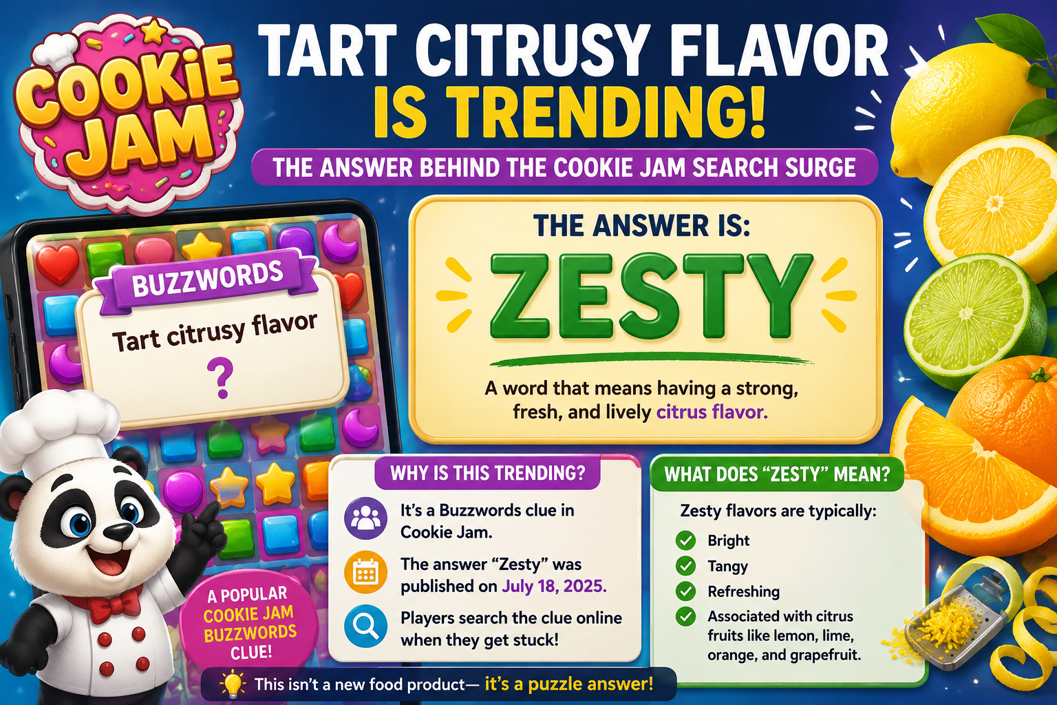 Tart Citrusy Flavor Is Trending: The Answer Behind the Cookie Jam Search Surge