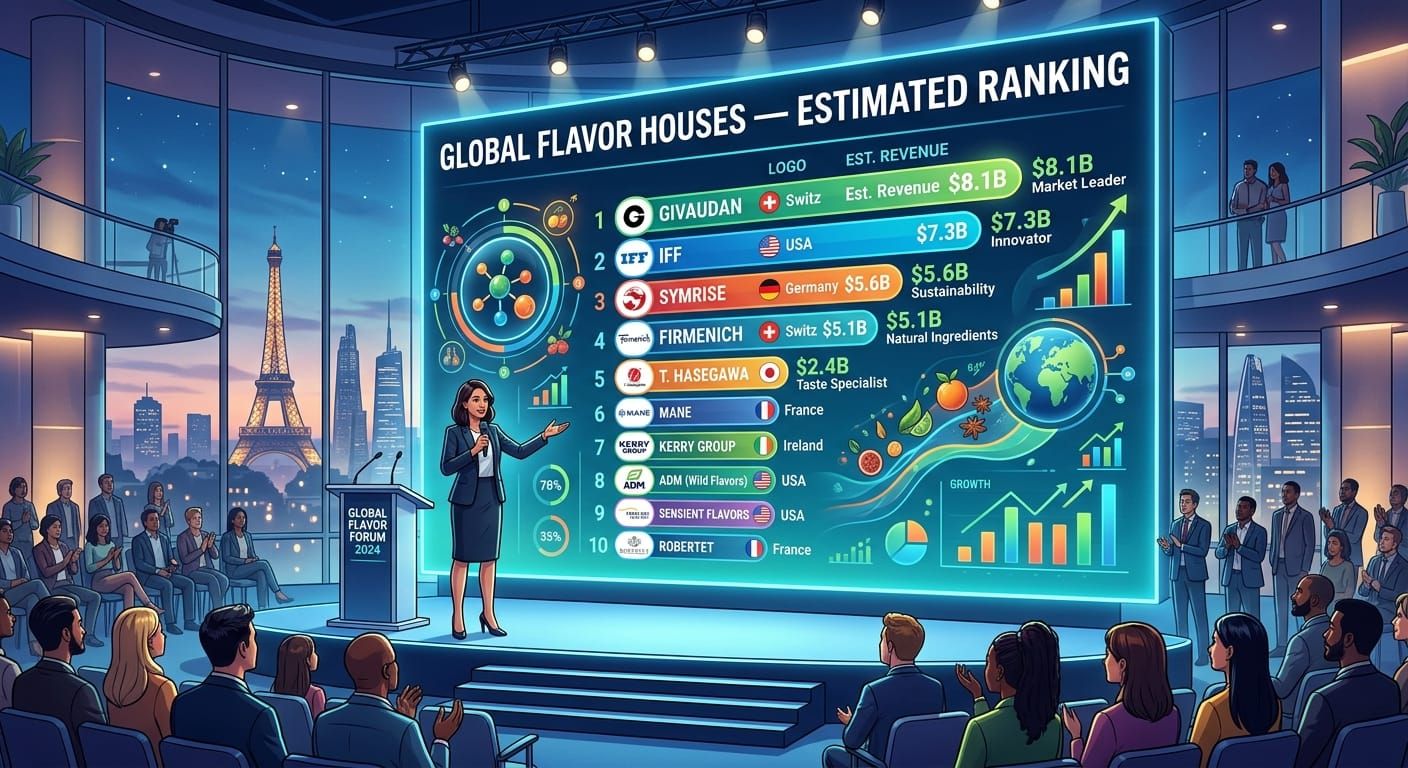 Global Flavor Houses — Estimated Ranking