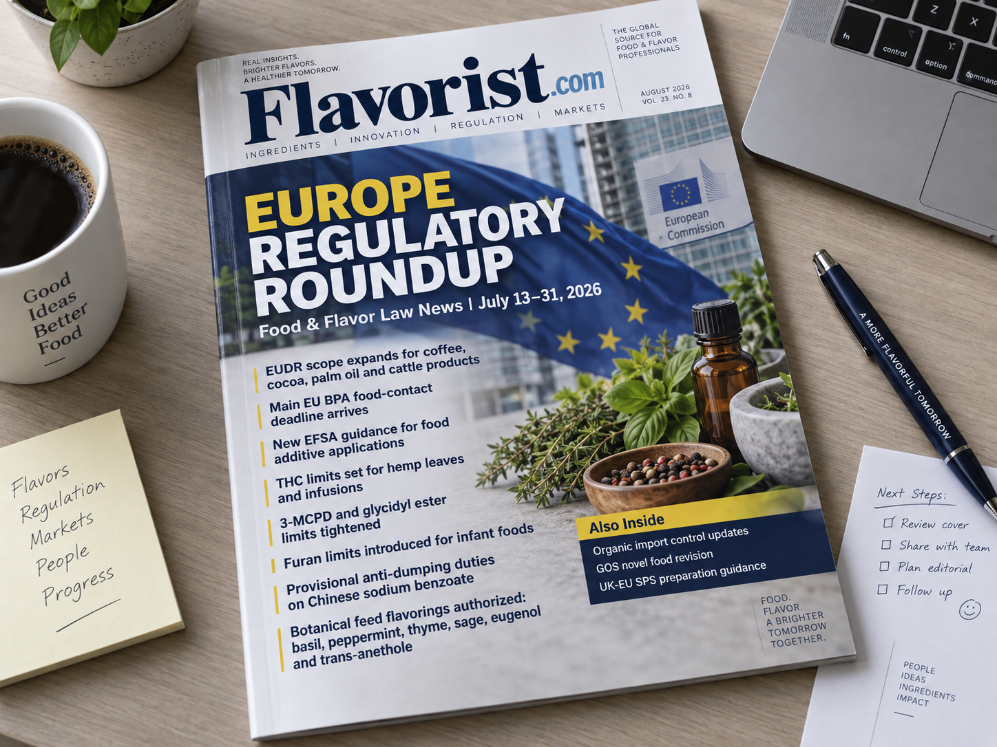 Europe Regulatory Roundup: Food & Flavor Law News, July 13–31, 2026