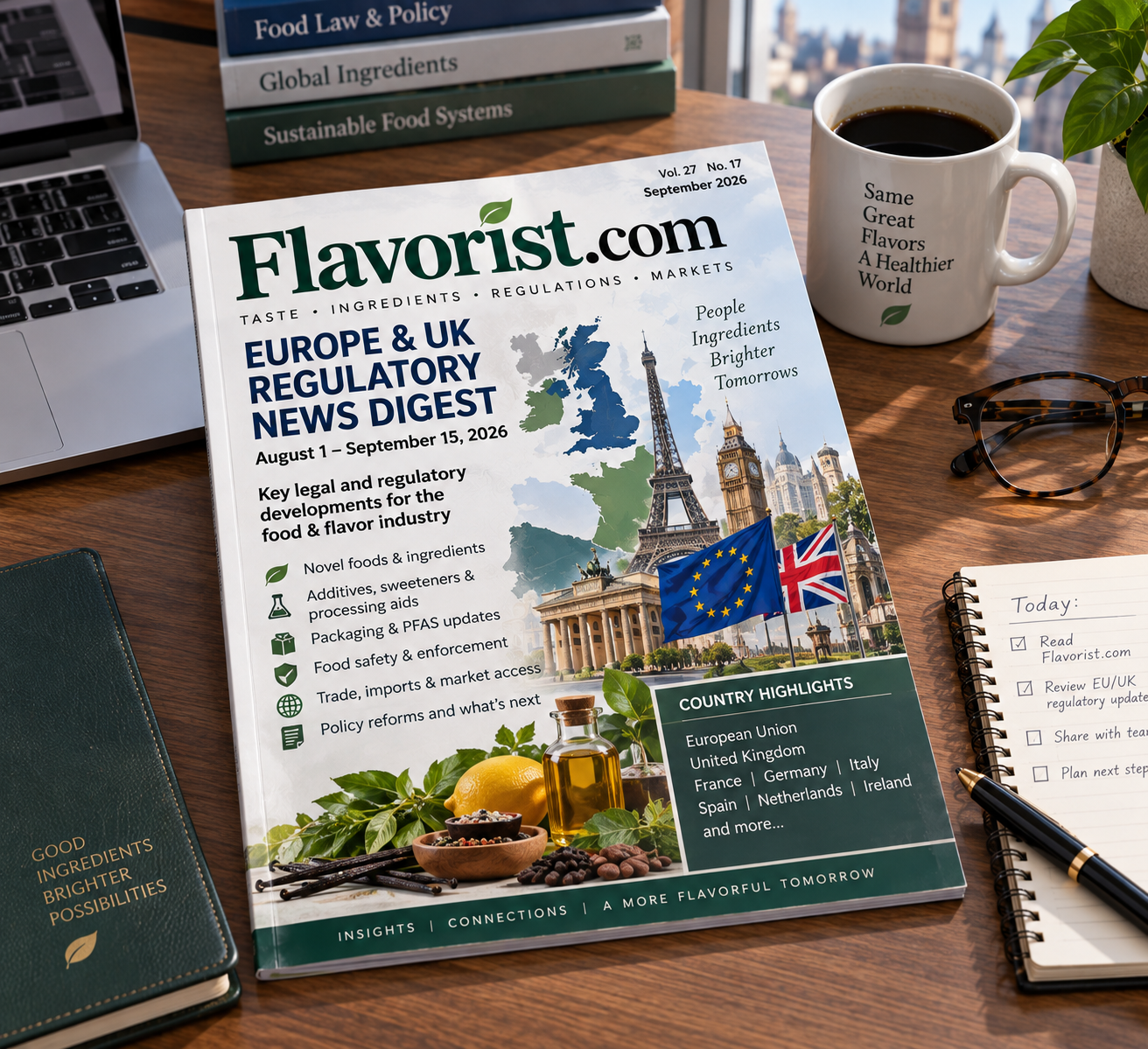 Europe & UK Food & Flavor Regulatory Update: Key Legal and Regulatory Developments | August 1–September 15, 2026