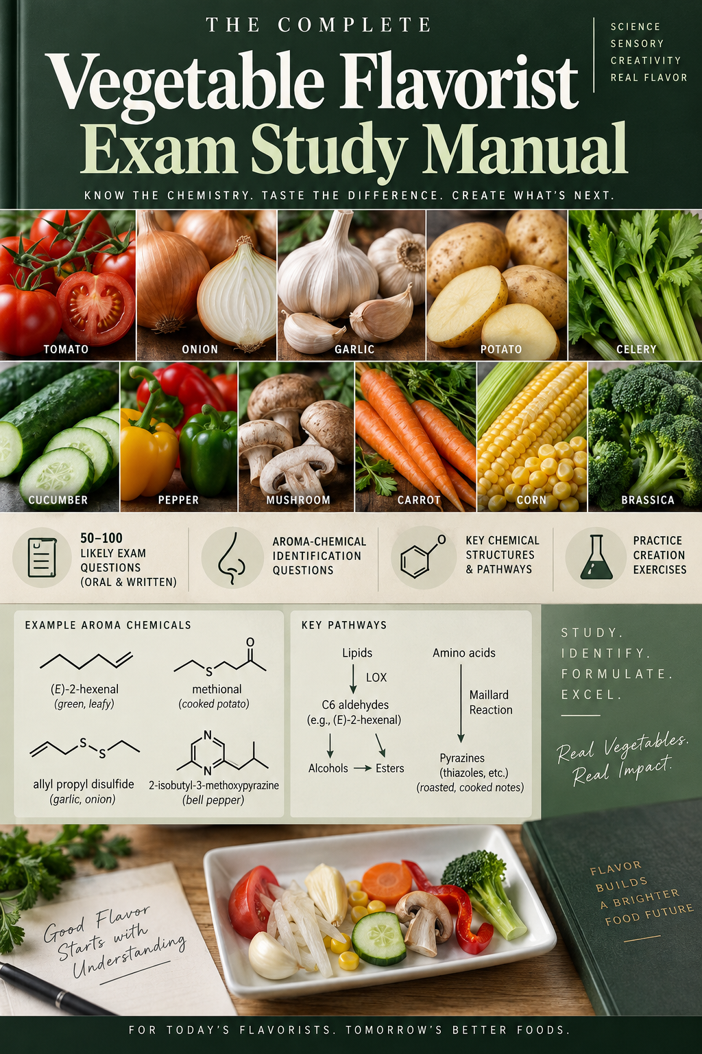Vegetable Flavor Creation — Certified Flavorist Study Guide