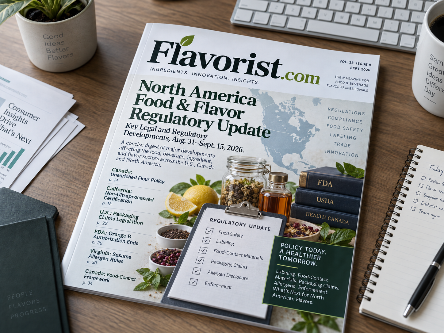 North America Food & Flavor Regulatory Update: Key Legal and Regulatory Developments, August 31–September 15, 2026