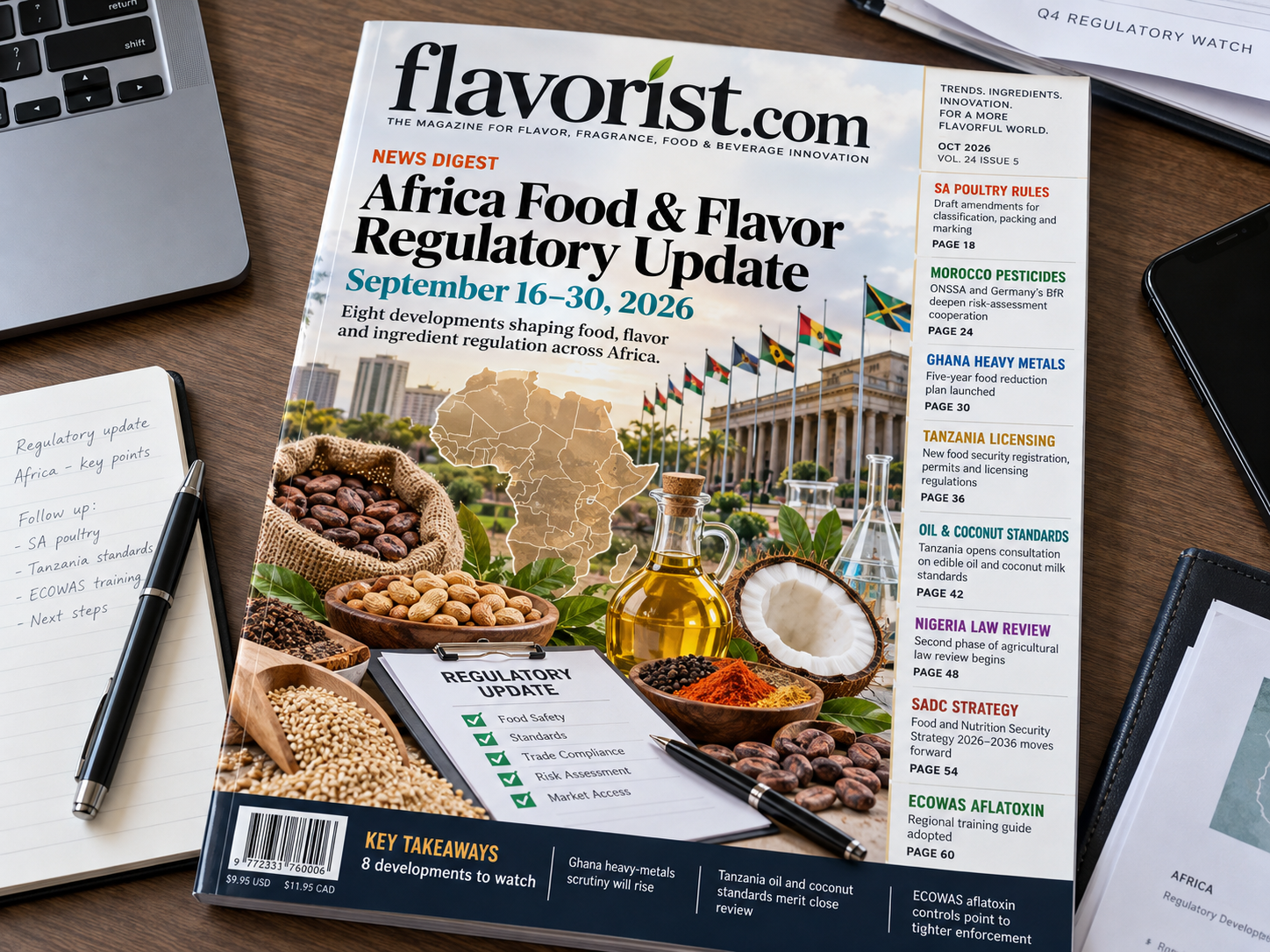 Africa Food & Flavor Regulatory Update for September 16–30, 2026