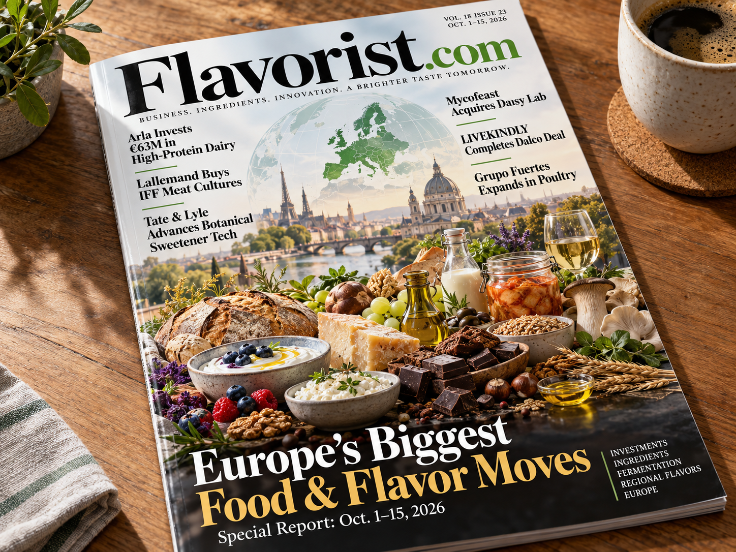 Europe Food & Flavor Industry Business News — October 1–15, 2026