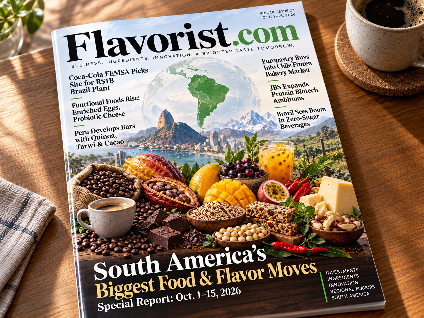 South America Food & Flavor Industry Business News Report: October 1–15, 2026