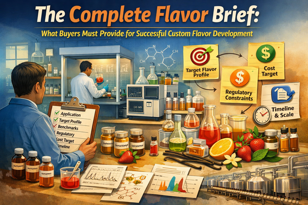 The Complete Flavor Brief: What Buyers Must Provide for Successful Custom Flavor Development