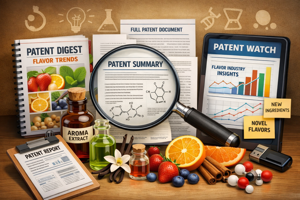 Patent Summary: Meat Flavor Compositions - US Patent 3,519,437