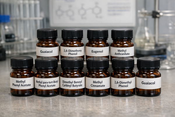 Important Synthetic Flavor Compounds - Part 5 (cis-3-hexenyl acetate, cis-3-hexenyl butyrate, methyl mercaptan, dimethyl sulfide, methional,methyl thiobutyrate, methyl 3-methylthiopropionate, cyclotene, methyl jasmonate,  linalool)