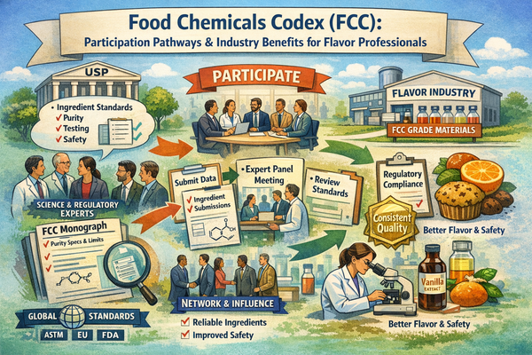 Food Chemicals Codex (FCC): Participation Pathways and Industry Benefits for Flavor Professionals