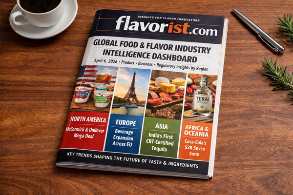 Global Food & Flavor Industry Intelligence Dashboard — April 6, 2026 (Product • Business • Regulatory Insights by Region)