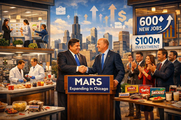 Gov. Pritzker and Mars Snacking Announce 600 New Jobs, Expansion of Global Headquarters in Chicago