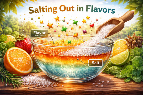 Salting Out in Flavor Chemistry:  What the SFC Requires Flavorists to Know