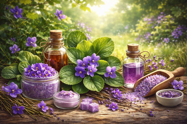 Violet Leaf as a Natural Flavoring: A Comprehensive Technical Guide