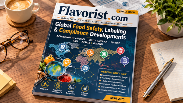 Global Food Law & Regulatory Intelligence Report: Weekly Digest of Food Safety, Labeling, and Compliance Developments Across North America, South America, Europe, Asia, Africa, and Oceania (April 27 – May 3, 2026)