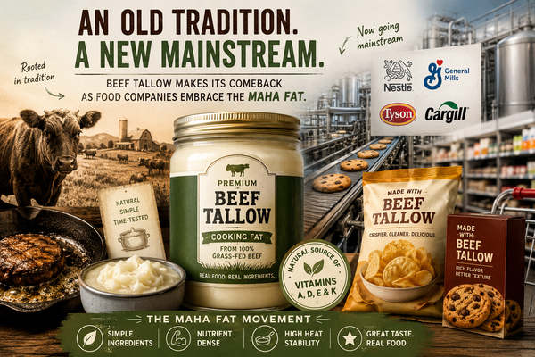 Beef Tallow Makes a Mainstream Comeback as Major Food Companies Embrace the 'MAHA' Fat