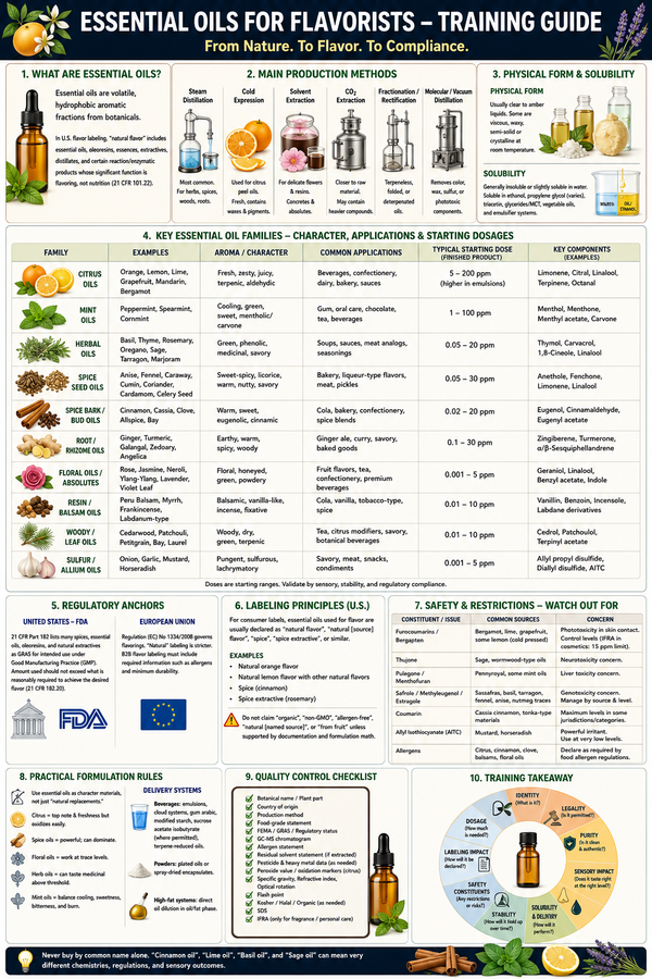 Essential Oils: What Flavorists Need to Know