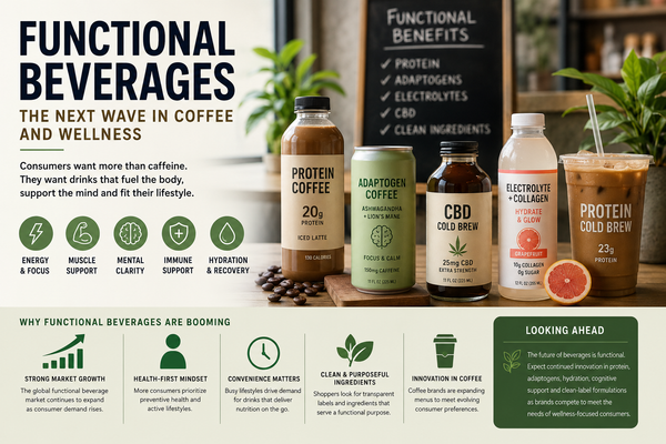 Functional Beverages Are Reshaping the Coffee Industry as Consumers Prioritize Health and Wellness