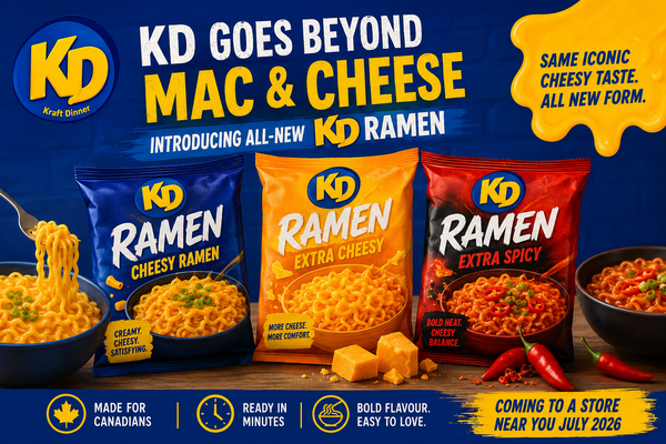 Kraft Dinner Enters the Instant Noodle Market with New KD Ramen Collection