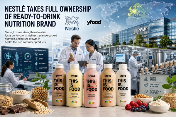Nestlé Takes Full Ownership of Ready-to-Drink Nutrition Brand, Cementing Focus on Functional Wellness