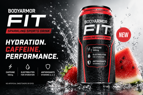 Coca-Cola’s Bodyarmor Shakes Up Hydration Market with Launch of “Bodyarmor Fit”: A Sparking Sports Drink with Caffeine & Electrolytes