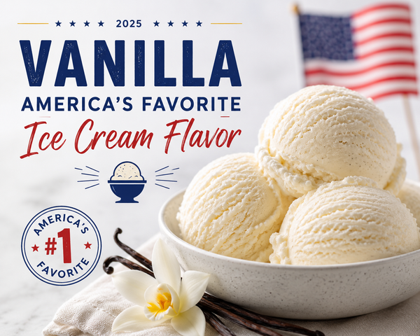 Vanilla Tops America's Favorite Ice Cream Flavors, According to 2025 Sales Data