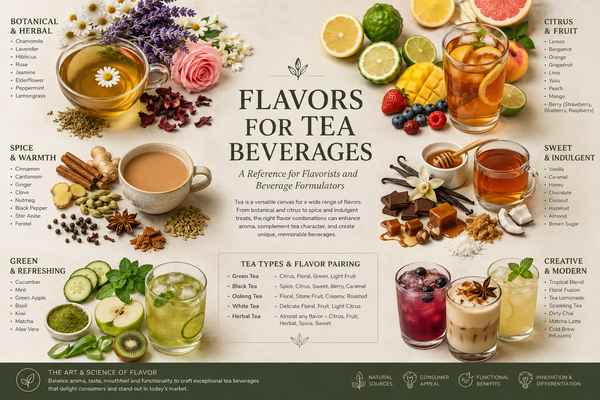 Flavors for Tea Beverages - a Reference for Flavorists and Beverage Formulators